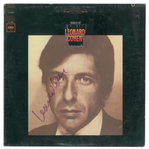 Leonard Cohen Signed Album