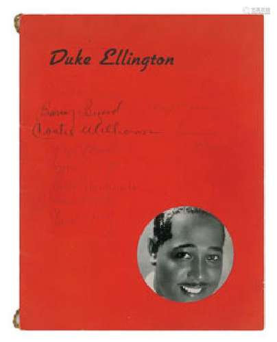 Duke Ellington's Orchestra Signed Program (Signed by