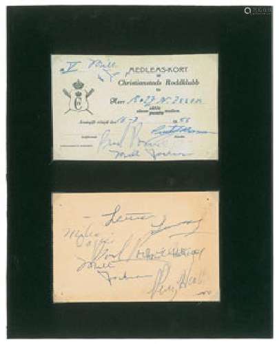 Miles Davis and Birdland All-Stars Signatures