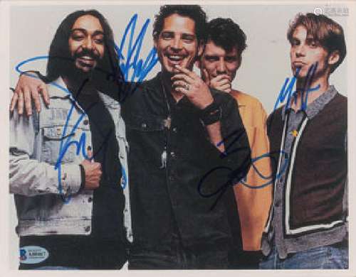 Soundgarden Signed Photograph