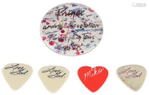 Prince Guitar Picks and Pin