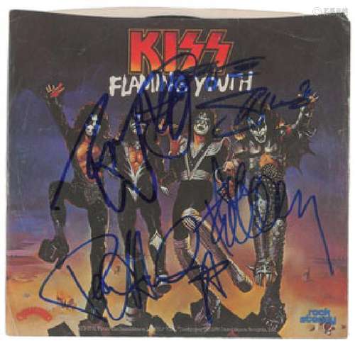 KISS Signed 45 RPM Record