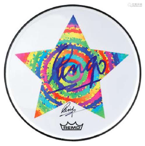 Ringo Starr Signed Drumhead