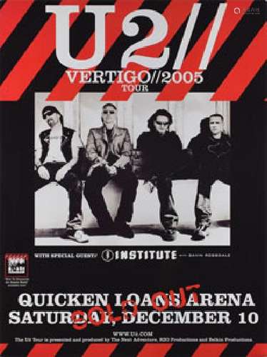 U2 2005 Vertigo Tour Poster