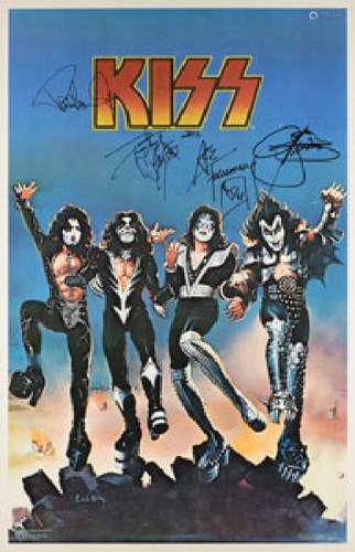 KISS Signed Poster