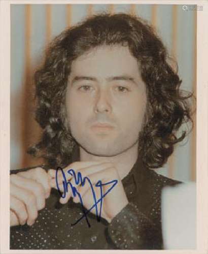 Jimmy Page Signed Photograph