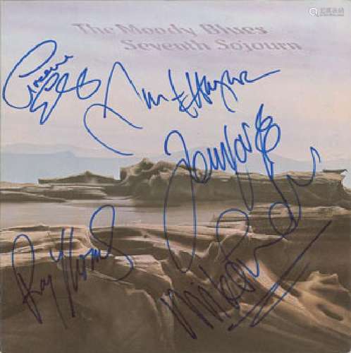 The Moody Blues Pair of Signed Albums