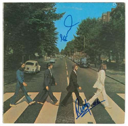 Paul McCartney and Ringo Starr Signed Album