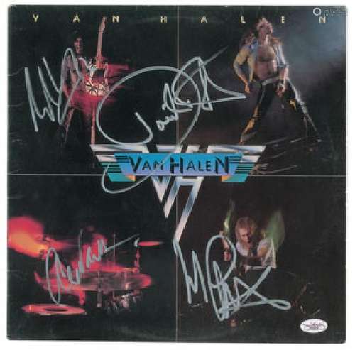 Van Halen Signed Album