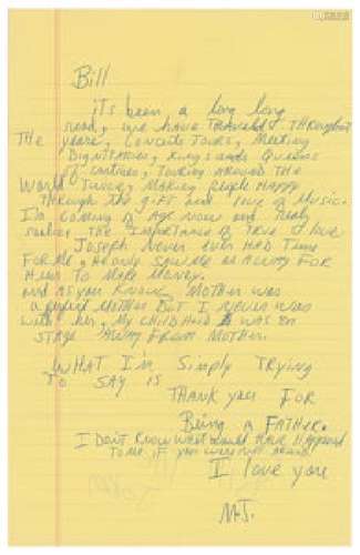 Michael Jackson Autograph Letter Signed