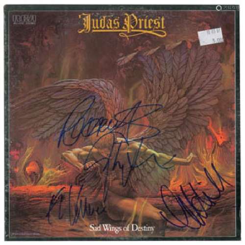 Judas Priest Signed Album