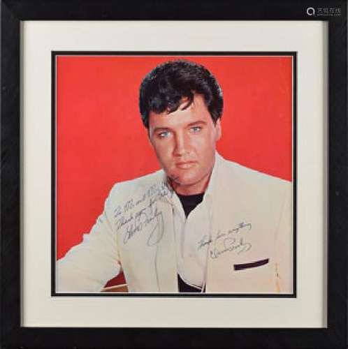 Elvis Presley Signed Photograph