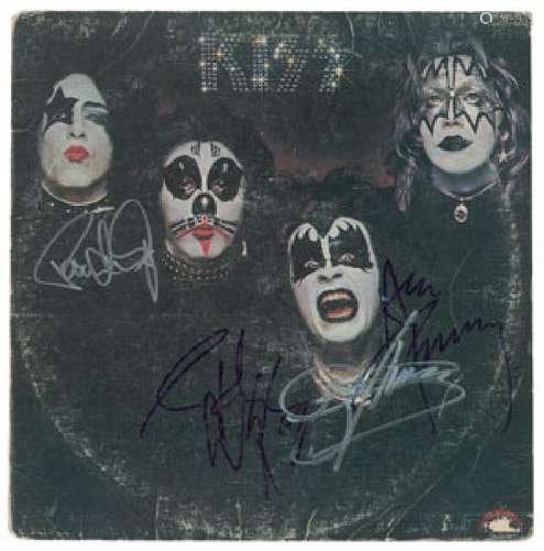 KISS Signed Album