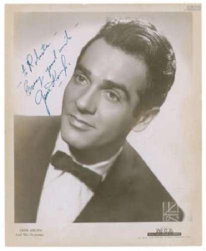 Gene Krupa Signed Photograph