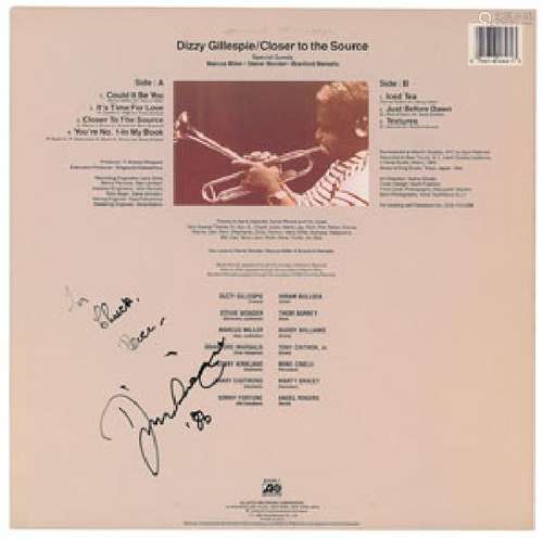 Dizzy Gillespie Signed Album