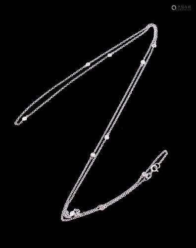 A diamond necklace