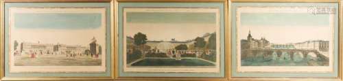 3 vues d'optique : \n Place Louis XV \n Jardin du Pa...;