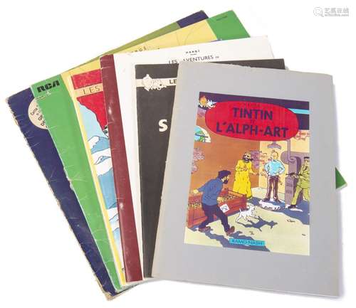 Hergé, Les aventures de Tintin, 2 vinyles : L'affaire tournesol Les 7 boules de [...]