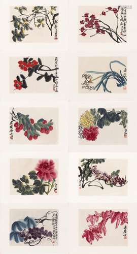 Baishi lao ren hua ce / [Qi Baishi (1864-1957)] 白石老人畫册 / [齊白石] 10 [...]