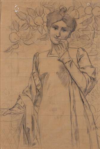 Marguerite BURNAT-PROVINS (1872-1952) attr. à, c.1910, 