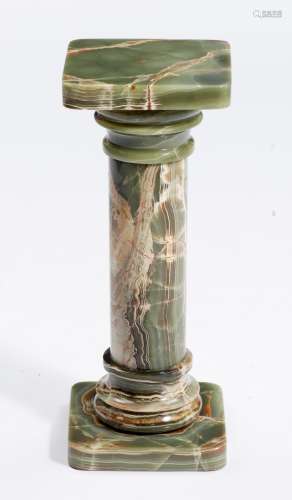 Colonne en onyx verte moderne. H. 65x26x26 cm - - Sculptures Meubles Furniture -