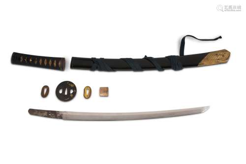 Wakizashi, nagasa 41,5 cm. Unsigned, attributed to the 1st gen. Sukekane, Bizen Yokoyama school, ca.