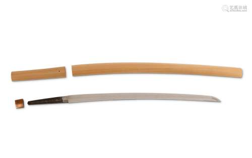 Wakizashi, nagasa 55 cm. Signed (Kiku-mon) 