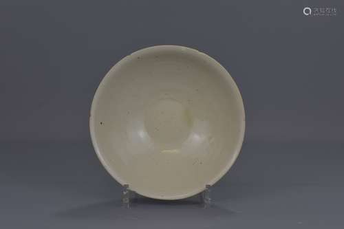 A Chinese Sung Dynasty Ding ware bowl. 19.5 cm dia