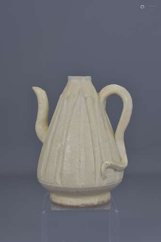 A Chinese Song Dynasty pottery wine ewer in the sh