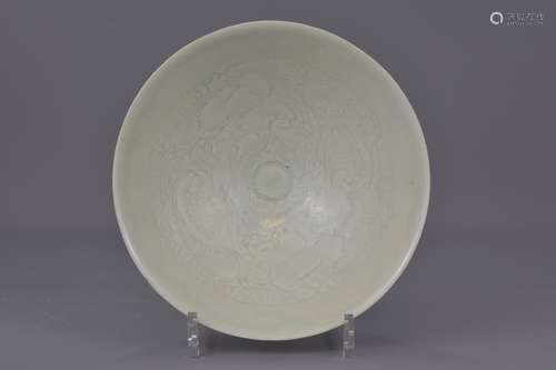 A Chinese Sung Dynasty Yingching carved porcelain