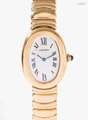 Cartier Gelbgold-Damenarmbanduhr