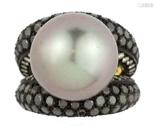 BAGUE PERLE DEMI JONC