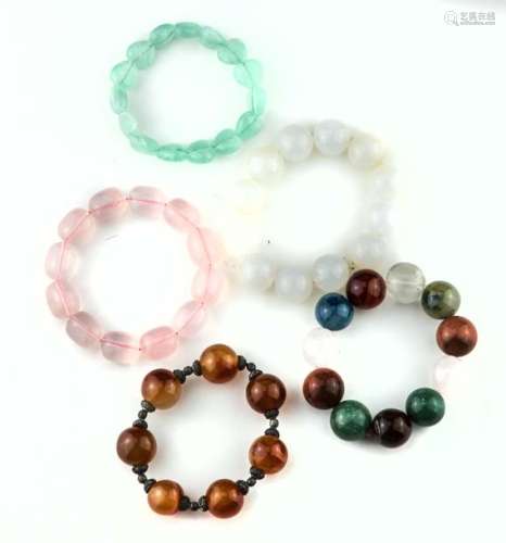 LOT DE 5 BRACELETS DE FANTAISIE