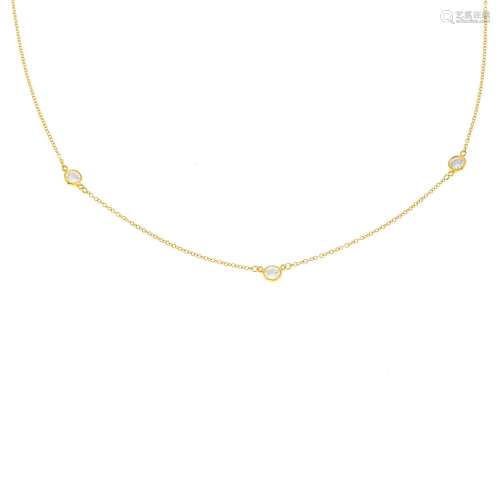 TIFFANY & CO. - a 'Diamonds by the Yard' necklace.