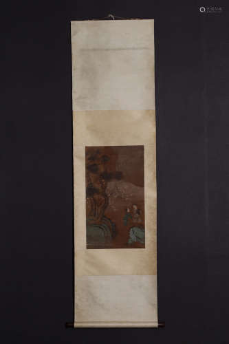 14-16TH CENTURY, A ZHENMING WEN PAINTING, MING DYNASTY