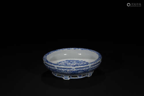 17-19TH CENTURY, A DRAGON PATTERN PORCELAIN POT, QING DYNASTY