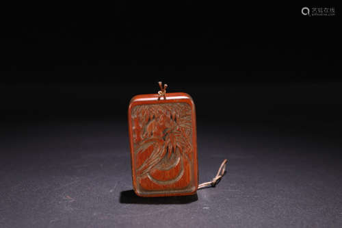 18-19TH CENTURY, A STORY DESIGN OLD BAMBOO SACHET,LATE QING DYNASTY