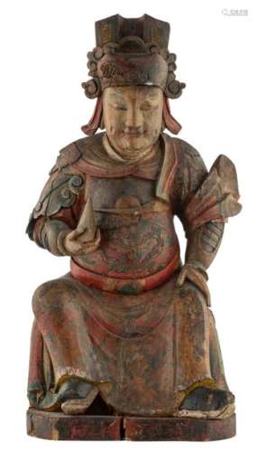 Figure of Wuxian Linguan dadi the “Great Thearch a...;