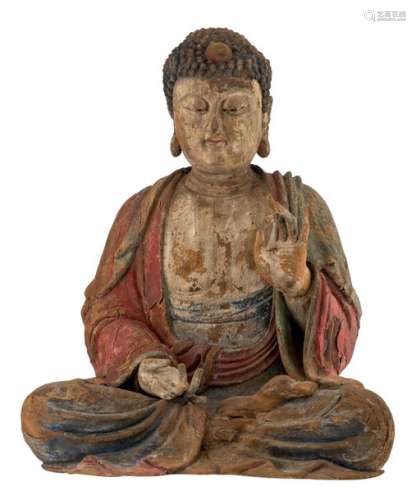 The Buddha, Shijiamuni (Sk. Sakyamuni), sits in me...;