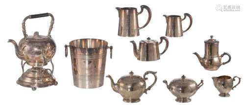 A lot of various silver plated tableware consistin…