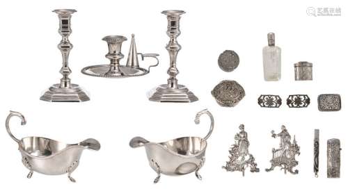 A charming lot of various silver objets de vertu e…