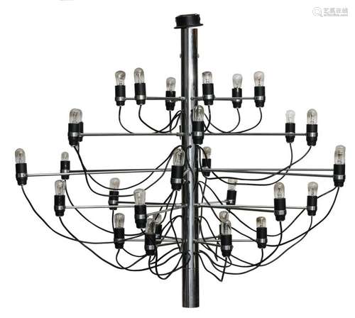 A design chandelier by Gino Sarfatti, model 2097/3…