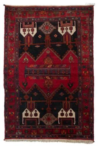 A woollen rug of the Koliaj type, Caucasus, 158 x …