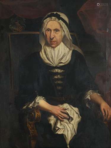 Unsigned, a portrait of the wife of A. Van der Vli…