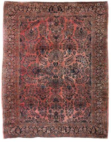 An Oriental woollen rug, Sarough, 267 x 364 cm