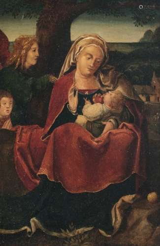 No visible signature, the Virgin and Child, 16thC,…