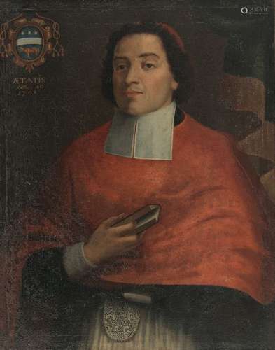 No visible signature, portrait of a bishop, dated …