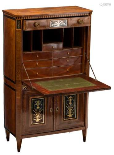 A very fine 19thC Dutch mahogany and marquetry ven…