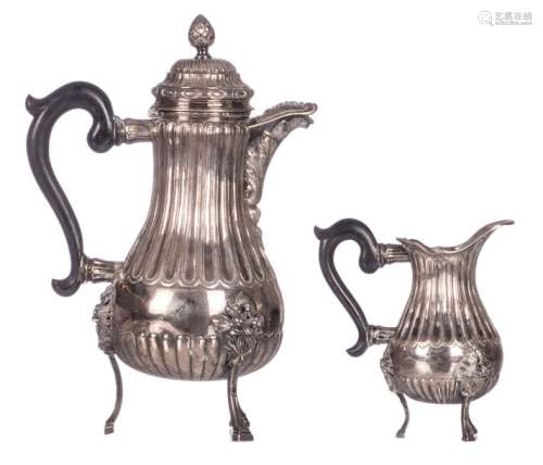 A Belgian Neoclassical silver coffee pot, Namur ha…