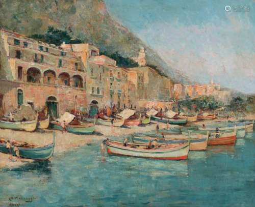 Verbrugghe Ch., 'Capri', oil on canvas, 50,5 x 61 …